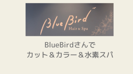グレイヘアが気になり「Blue Bird」でカット＆カラー＆水素スパ